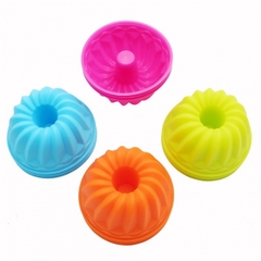 [10 cup] Khuôn Silicon - Cup Set 7cm - M09 - Xoắn 7.8cm