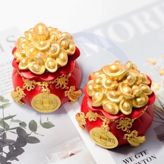 Khuôn Silicon - Túi Vàng - 6.5CM Đồng Tiền sale 75k