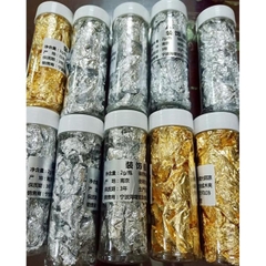 Dát Vàng Dát Bạc Phụ Kiện Trang Trí Bánh - DÁT BẠC