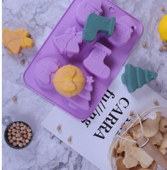 Khuôn Silicon - Noel - Vĩ TH Thông Chuông Tất 6c