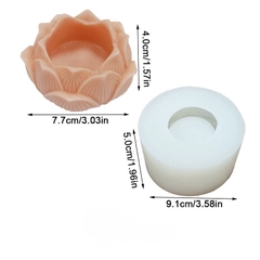 Khuôn Silicon - Hoa Sen Nụ - 8.5cm Búp Sen