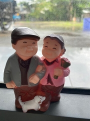 Tượng Ông Bà - PKD - Cầm Hoa - Dắt Chó