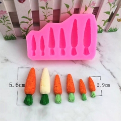 Khuôn Silicon - Rau Củ - Cà Rốt - TH 6c