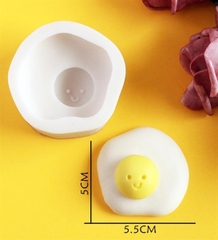 Khuôn Silicon - Món Ăn - Trứng Gà Mặt Cười