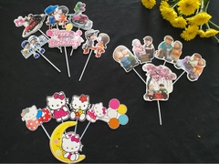 Set cắm ông bà lão phụ kiện trang trí bánh