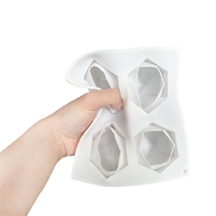 Khuôn Silicon - Bia - Vuông - Chậu Trụ 5.6cm
