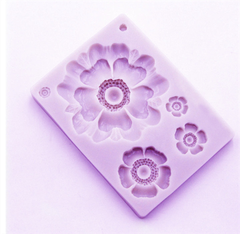Khuôn Silicon - Hoa Cúc Dẹp TH 4c - 1 > 6cm