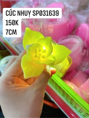 Khuôn Silicon - Hoa Cúc - Cánh Thẳng Nhụy - 7cm
