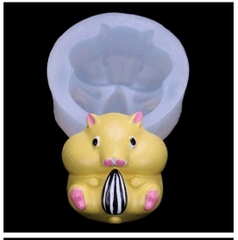 Khuôn Silicon - Động Vật - Chuột Hamster Ăn Hạt