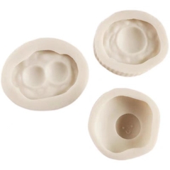Khuôn Silicon - Món Ăn - Trứng Gà - set 3 trứng