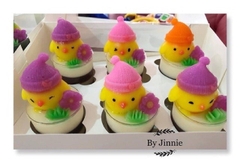 Khuôn Silicon - Động Vật - Con Gà Nón 1 Mảnh