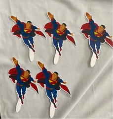 Set Cắm Giấy Hoạt Hình Phụ Kiện Trang Trí Bánh - SUPER MAN 50 THẺ