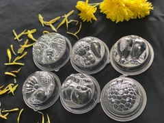 Set 10 Khuôn Nhựa RCT 7cm Cao 3cm (NL) (10 Khuôn Ngẫu Nhiên)