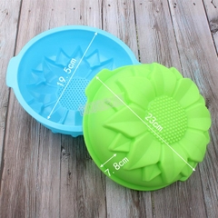 Khuôn Silicon - Đế - Hoa Hướng Dương 19.5 Cm Cao 7.8 Cm