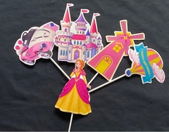 set cắm công chúa lâu đài