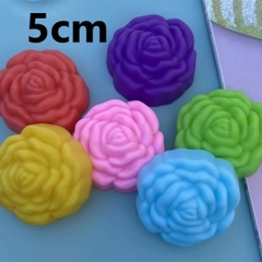 [10 cup] Khuôn Silicon - Cup Set 5cm - M04 - Hồng Nở