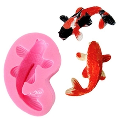 Khuôn Silicon - Biển - Cá Koi 6cm - 1c