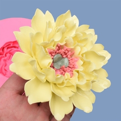 Khuôn Silicon - Hoa Mẫu Đơn Đại Xòe 12.6cm