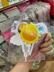 Set Cắm Mặt Trời Hành Tinh Phụ Kiện Trang Trí Bánh