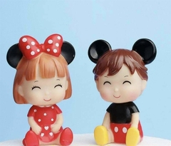 Tượng Em Bé - Búp Bê - PKD - Set 2 - Ngồi - Đeo Nơ Tai