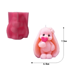 Khuôn Silicon - Động Vật - Con Thỏ Tai Dài 7.5cm