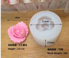 Khuôn Silicon - Sen Đá - 5.1cm - Bắp Cải