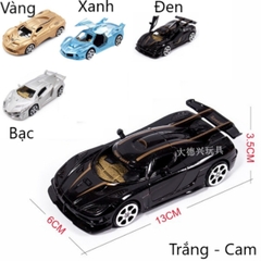 Xe Oto Đơn Nhựa - Xe Cộ - PKD - Xe Đua - Đen