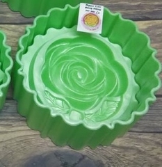 Khuôn Ấn Xôi - Tròn Khía NL - 14cm - Hoa Hồng