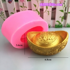 Khuôn Silicon - Thỏi Vàng - Thỏi Chữ 6.8cm