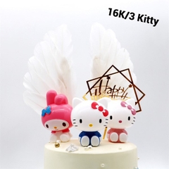 Con Mèo Nhựa - PKD - Set 3 - Kitty Thỏ