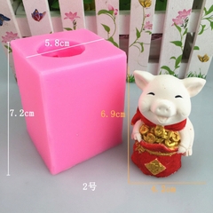 Khuôn Silicon - Động Vật - Heo Set 3