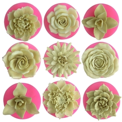 Khuôn Silicon - Hoa Cúc - Cánh Thẳng Nhọn - 7.5cm