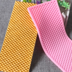 Khuôn Silicon - Viền Mảng 2D - Hạt Tròn Nút 25x10cm