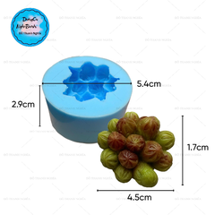Khuôn Silicon - Sen Đá KHÍA - 3.3x3cm - Quanh