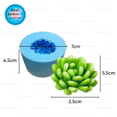 Khuôn Silicon - Sen Đá TIA - Liên Đài 6x3.5cm M2