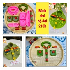 Khuôn Silicon - Chú Bộ Đội - Set 4 Món