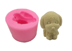 Khuôn Silicon - Động Vật - Chó Ngồi Khăn 1 Mảnh