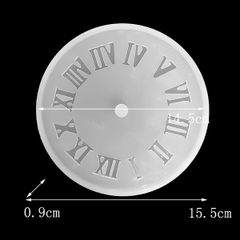 Khuôn Silicon - Đồng Hồ - Số La Mã 15cm