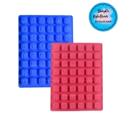 Khuôn Silicon - Chữ K Số - 2cm - Bậc Vuông
