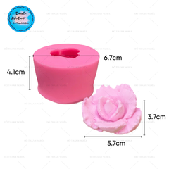 Khuôn Silicon - Sen Đá - 5.1cm - Bắp Cải