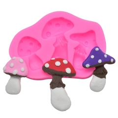 Khuôn Silicon - Rau Củ - Nấm - Vĩ 4cm 3c