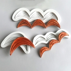 Khuôn Silicon - Viền Chuỗi Dây - Sóng 1c