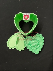 Khuôn Ấn Xôi - Tim NL - 10cm - Hoa cúc đại đóa