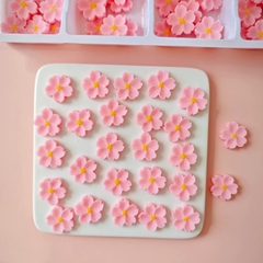 Khuôn Silicon - Hoa Mai Đào 4c - Kèm Cành Lá