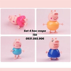 Con Heo - Lợn Nhựa - PKD - Set 4 - Gia Đình