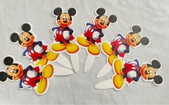 Set Cắm Giấy Hoạt Hình Phụ Kiện Trang Trí Bánh - CHUỘT MICKEY 50 THẺ