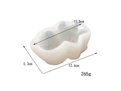 Khuôn Silicon - Động Vật - Gấu Nằm Ngủ - 11.5cm