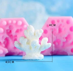 Khuôn Silicon - Biển - Rong Rêu - Set 4 Cây San Hô
