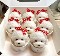 Khuôn Silicon - Động Vật - Chó Mặt Cười 6cm