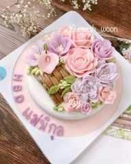 Khuôn Silicon - Viền Mảng 2D - Đan Giỏ Sợi Mì 18x11cm